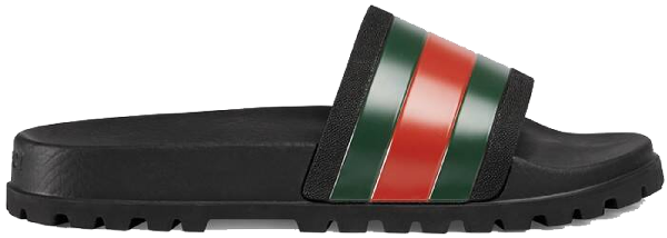 gucci web slide sandal