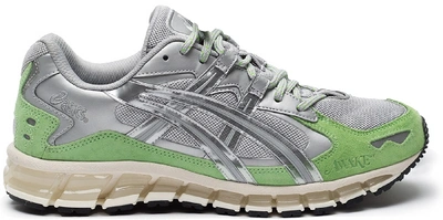 Pre-owned Asics  Gel-kayano 5 360 Awake Ny Silver In Silver/mint Green