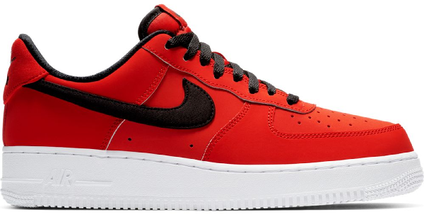 nike af1 red and black