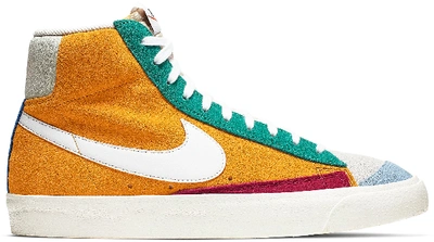 Pre-owned Nike Blazer Mid 77 Vintage Multi-color In Noble Red/kinetic Green- jade Aura-vast Grey-psychic Blue-racer Blue | ModeSens