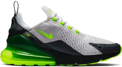 Pre-owned Nike Air Max 270 Platinum Volt In Platinum Tint/volt-dark Grey- anthracite | ModeSens