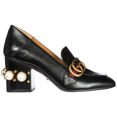 Shop Gucci Damenschuhe Leder Pumps Mit Absatz High Heels In Black
