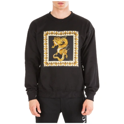 Shop Versace Men's Sweatshirt Sweat  Dragon In Black