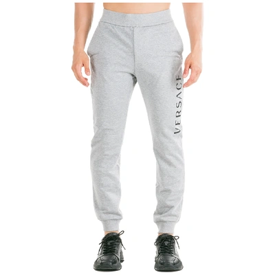 Shop Versace Men's Sport Tracksuit Trousers In Grey