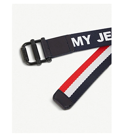 Tommy Hilfiger Reversible Webbing Belt In Red White Blue | ModeSens