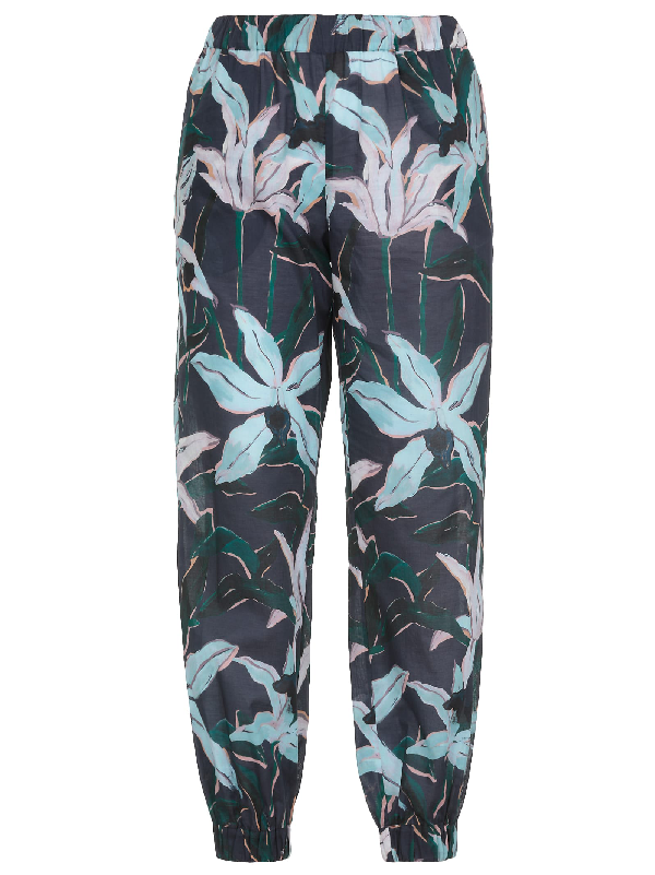 Tory Burch Beach Pant In Navy Desert Bloom ModeSens