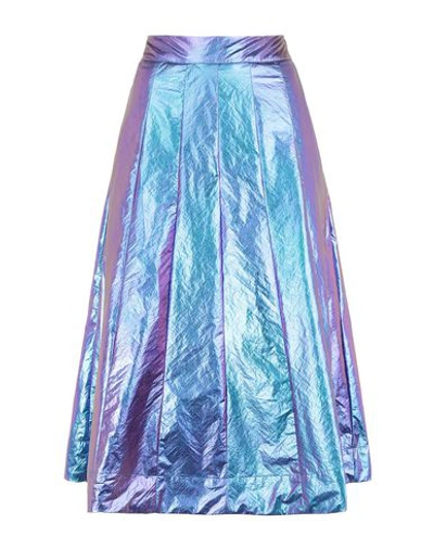 Shop Essentiel Antwerp Midi Skirts In Purple