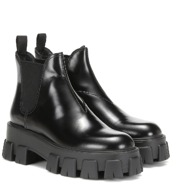 prada chelsea boots women