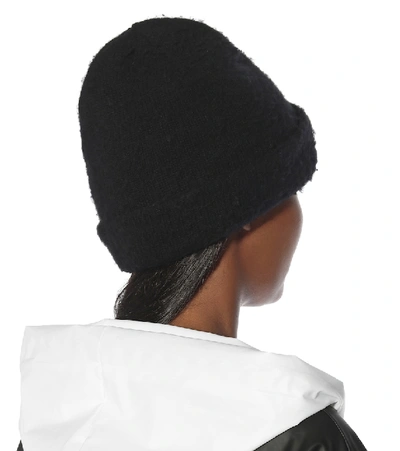 Shop Acne Studios Wool And Cashmere Beanie In Black