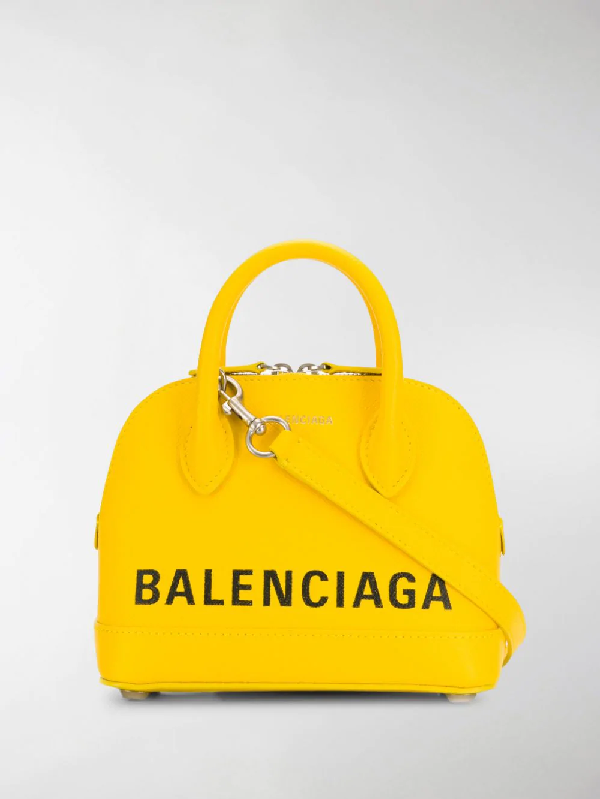 balenciaga yellow bag