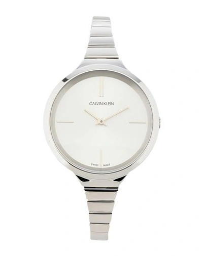 Shop Calvin Klein Wrist Watch In White