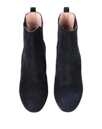 Shop 8 By Yoox Ankle Boots In Dark Blue