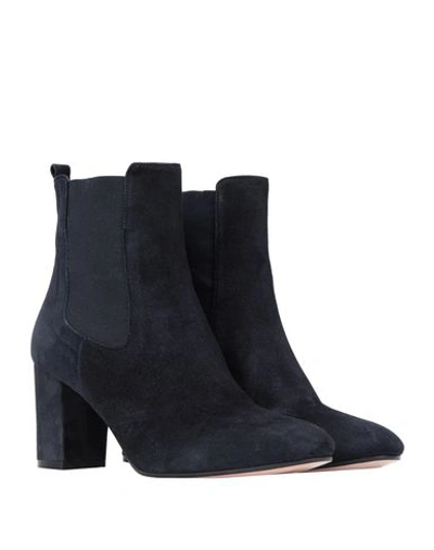 Shop 8 By Yoox Ankle Boots In Dark Blue