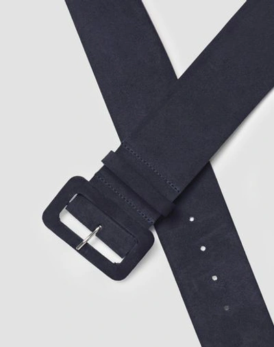 Shop 8 By Yoox High-waist Belt In Dark Blue