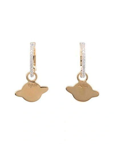 Shop Apm Monaco Earrings In Gold