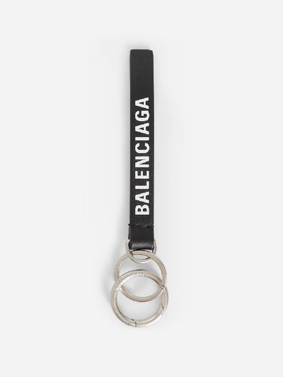 Shop Balenciaga Keychains In Black & White