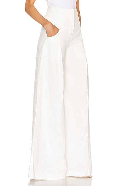 Shop Jacquemus Ligurie Pant In Off White