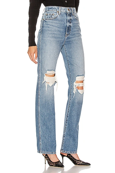 Khaite Danielle High Rise Stovepipe Jeans Portland In Portland