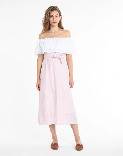 Shop 8 By Yoox 3/4 Length Dresses In Pastel Pink