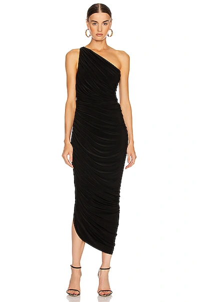 Shop Norma Kamali Diana Gown In Black