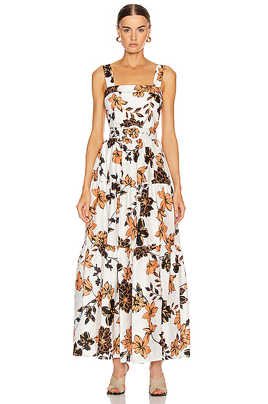 nicholas linen dress
