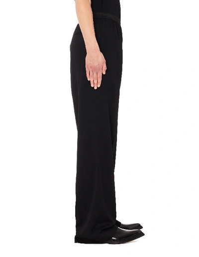 Shop Balenciaga Black Elastic Waist Classic Trousers