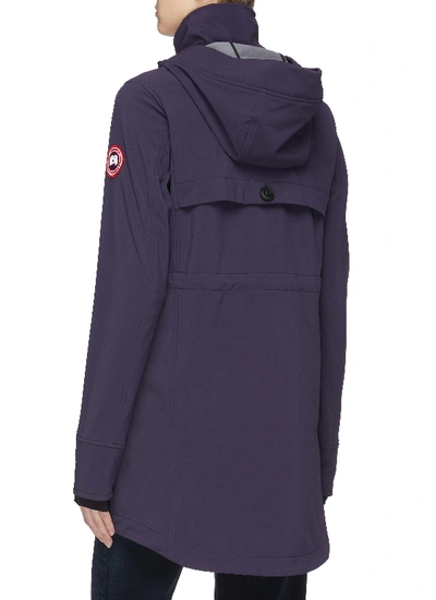 Shop Canada Goose 'avery' Tri-durance Ss Hooded Jacket In Blue