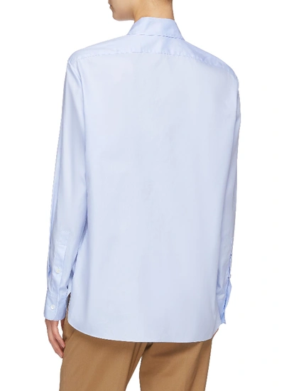 Shop Theory 'classic' Twill Shirt In Light Blue
