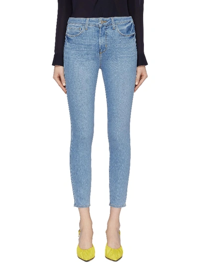 Shop L Agence 'margot' High Rise Skinny Jeans In Blue