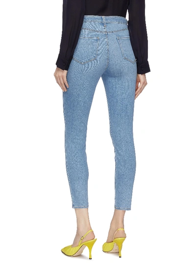 Shop L Agence 'margot' High Rise Skinny Jeans In Blue
