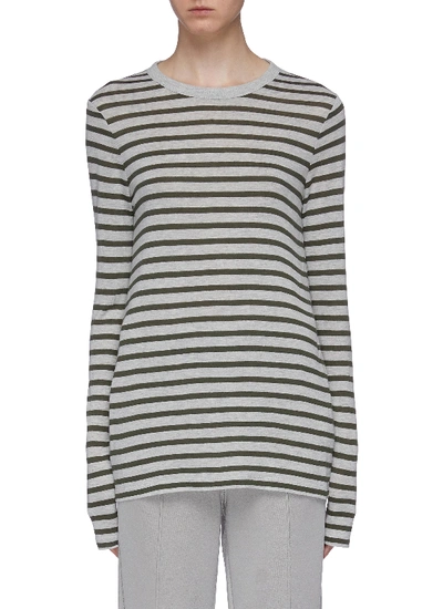 Shop Alexander Wang T Stripe Long Sleeve T-shirt