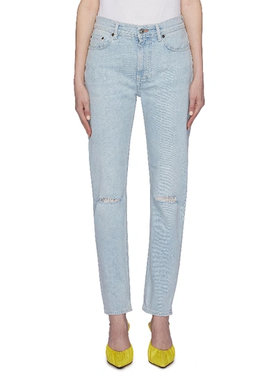 Shop Acne Studios Ripped Skinny Jeans