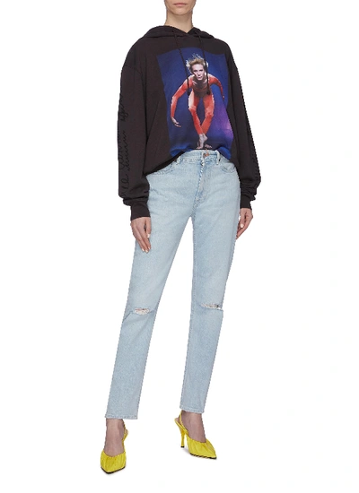 Shop Acne Studios Ripped Skinny Jeans