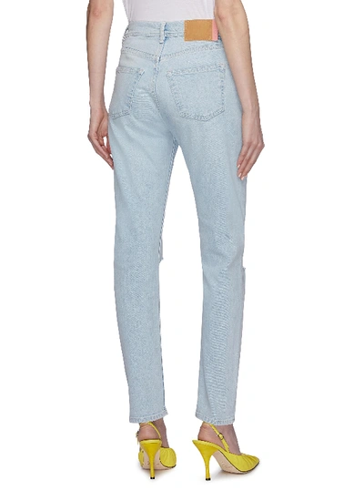 Shop Acne Studios Ripped Skinny Jeans