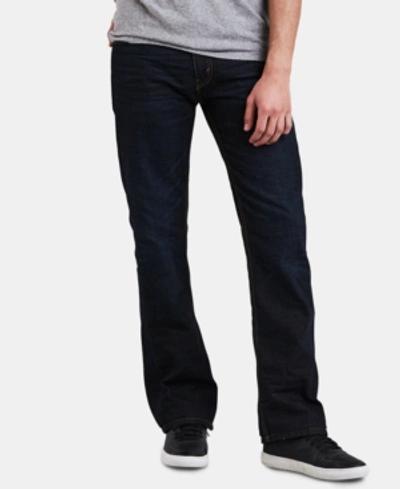 Shop Levi's Men's 527 Slim Bootcut Fit Jeans In Indigo Black - Waterless