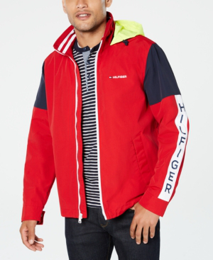 tommy hilfiger yacht jacket red