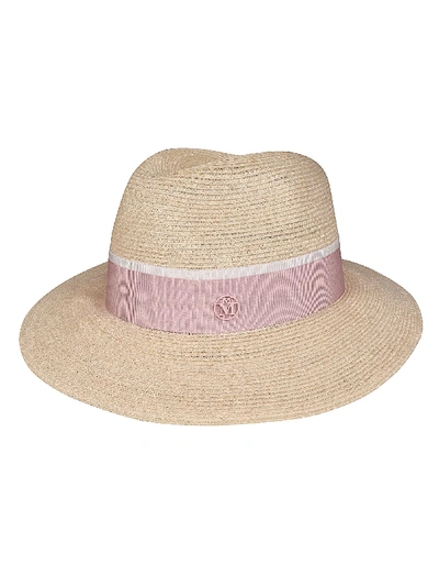 Shop Maison Michel Henrietta Hat In Rosa