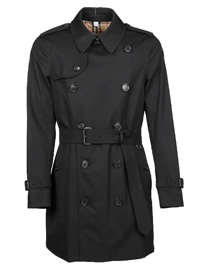 Shop Burberry Trench Wimbledon In Black
