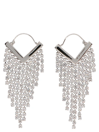 Shop Isabel Marant Freak Out Earrings In Silver