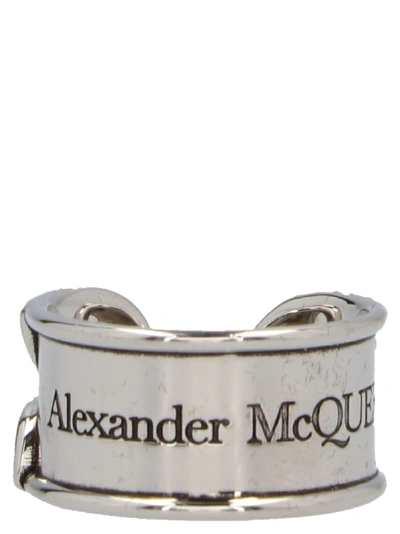 Shop Alexander Mcqueen Ring In Silver