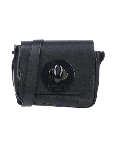 Shop Giorgio Armani Cross-body Bags In Black