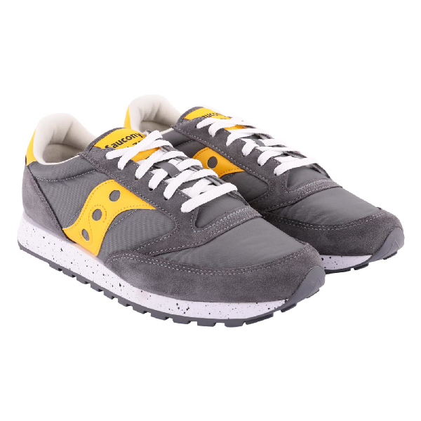 saucony jazz grey yellow