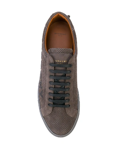 Shop Givenchy Brown Grey Urban Street Sneakers