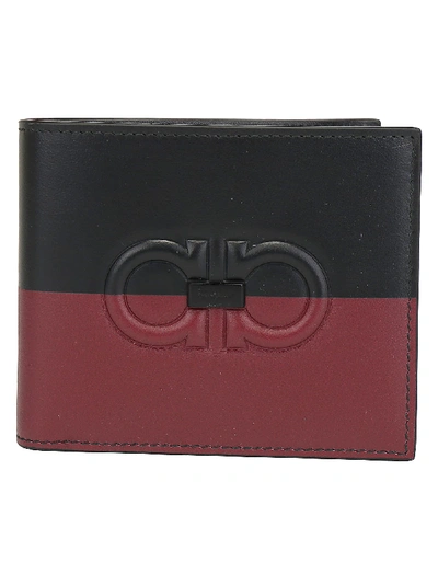 Shop Ferragamo Firenze Wallet In Nero