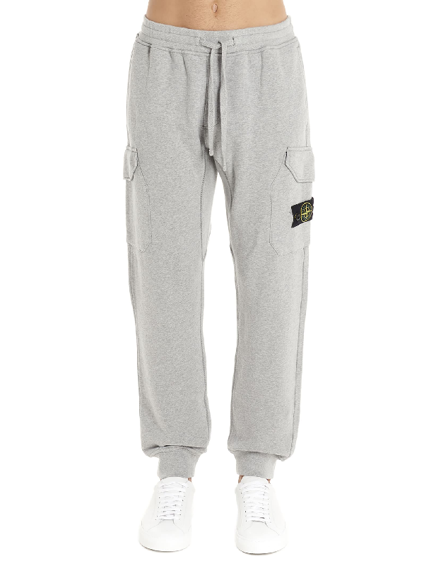 stone island sweatpants grey