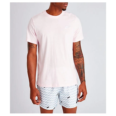 Shop Nike Men's Sportswear Club T-shirt In White