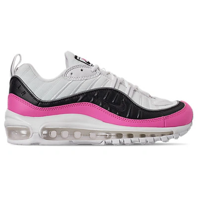 Shop Nike Women's Air Max 98 Se Casual Shoes In White