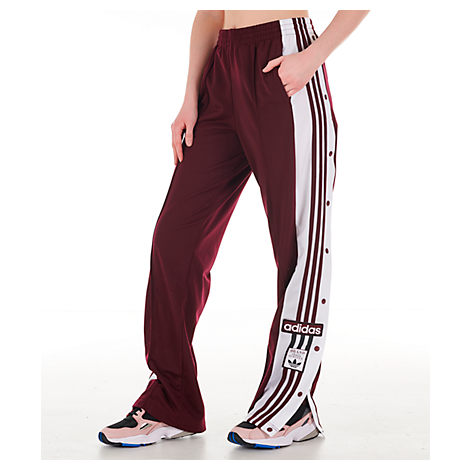 Adidas Originals Women's Adicolor Adibreak Snap Track Pants, Red 