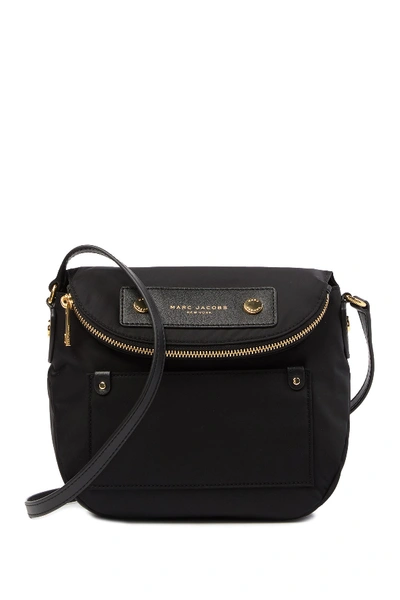 Marc Jacobs Preppy Nylon Mini Natasha Crossbody Bag In Black In Black
