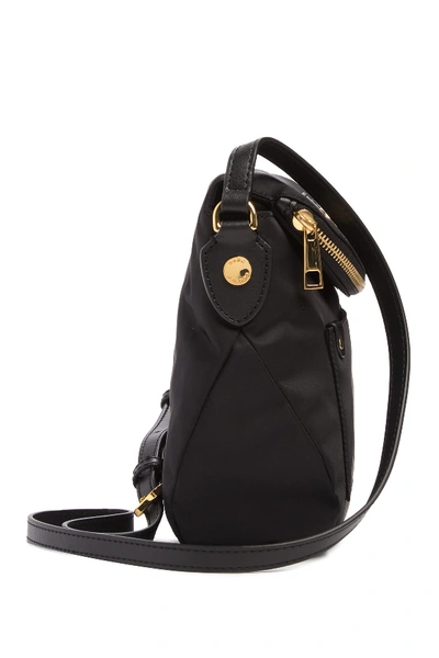 Marc Jacobs Preppy Nylon Mini Natasha Crossbody Bag In Black In Black